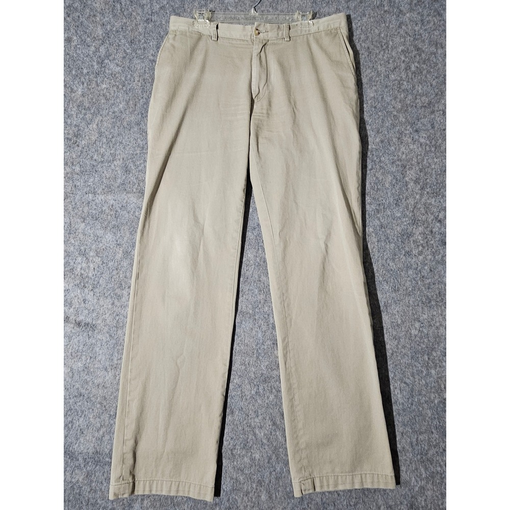 Polo Ralph Lauren Chino Pants Mens 36x34 Tan Classic Fit Cotton Straight Leg